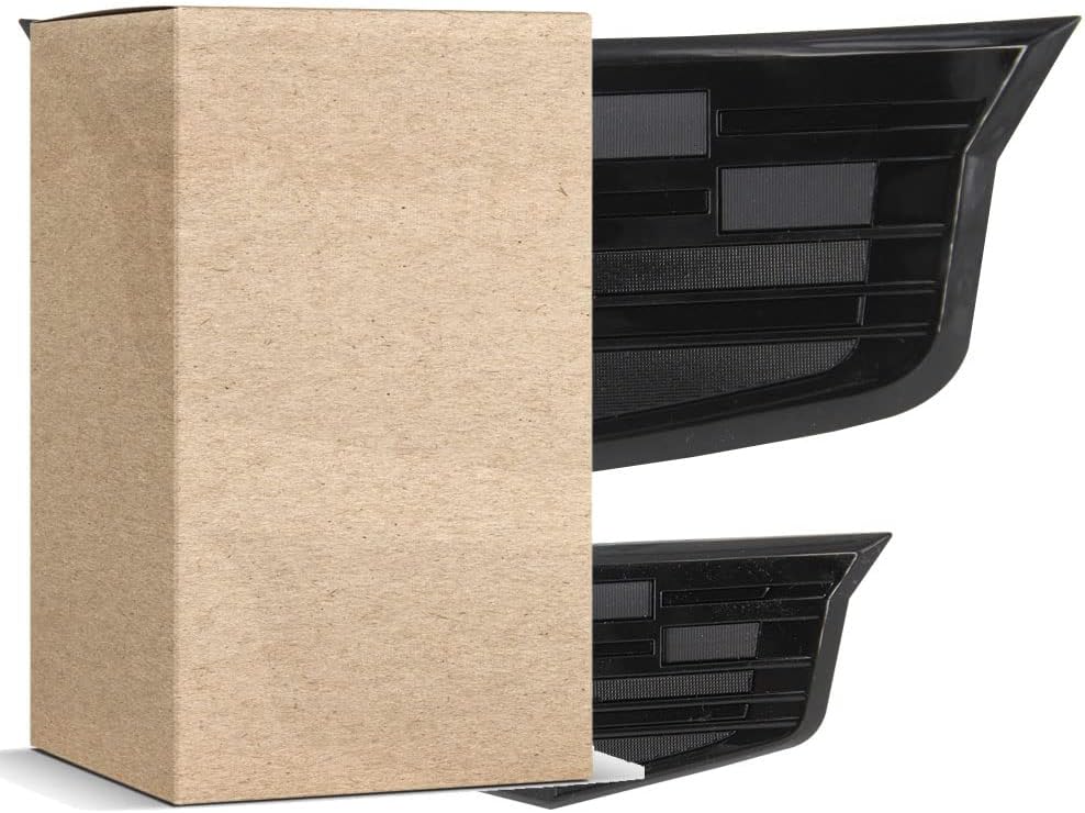 Guzetop Black Front & Rear Emblem Badge Compatible with Cadillac 2016 -2017 CT6 2015-2019 XTS