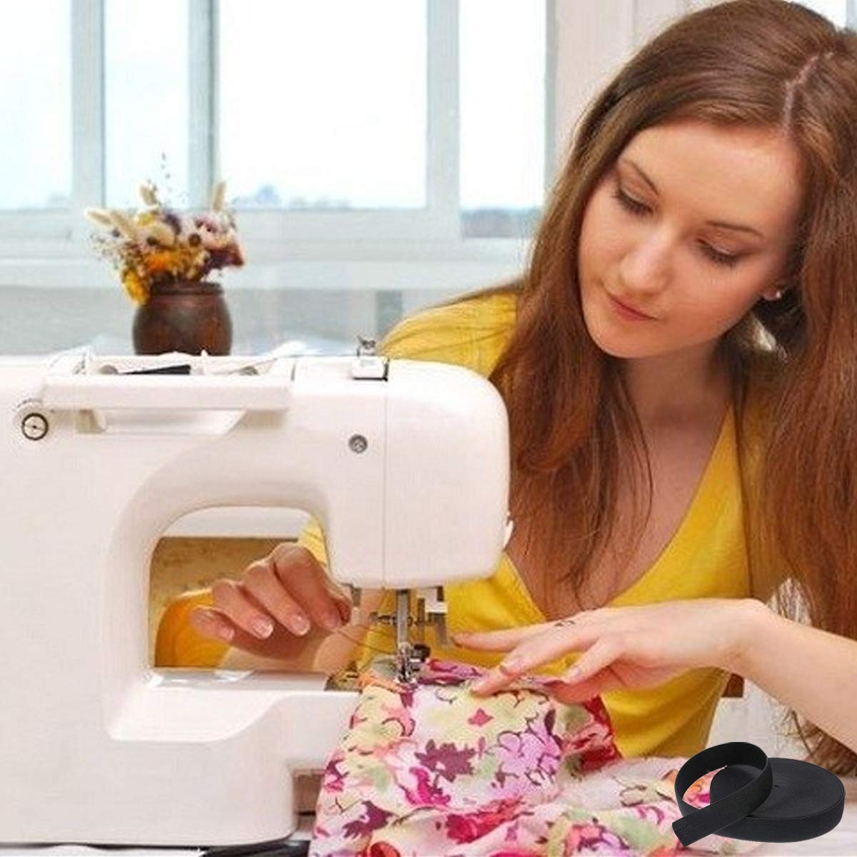 Acquista 5 metri di nastri elastici in pizzo floreale di vari colori, accessori artigianali in Italia a partire da 5.37