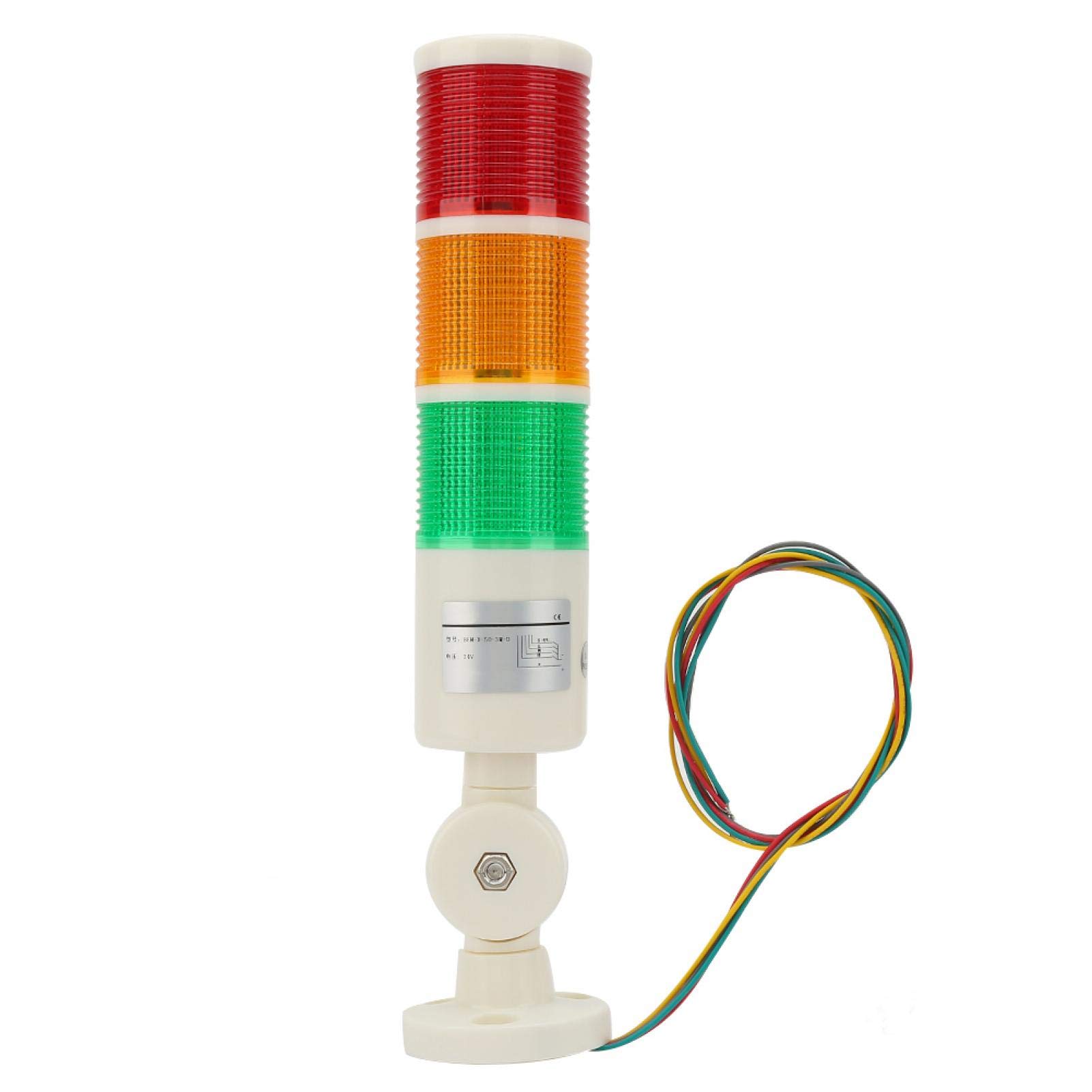 🚨 Lampe De Signalisation Industrielle Rouge Baomain LTE-5061 - LED Clignotante 🚨