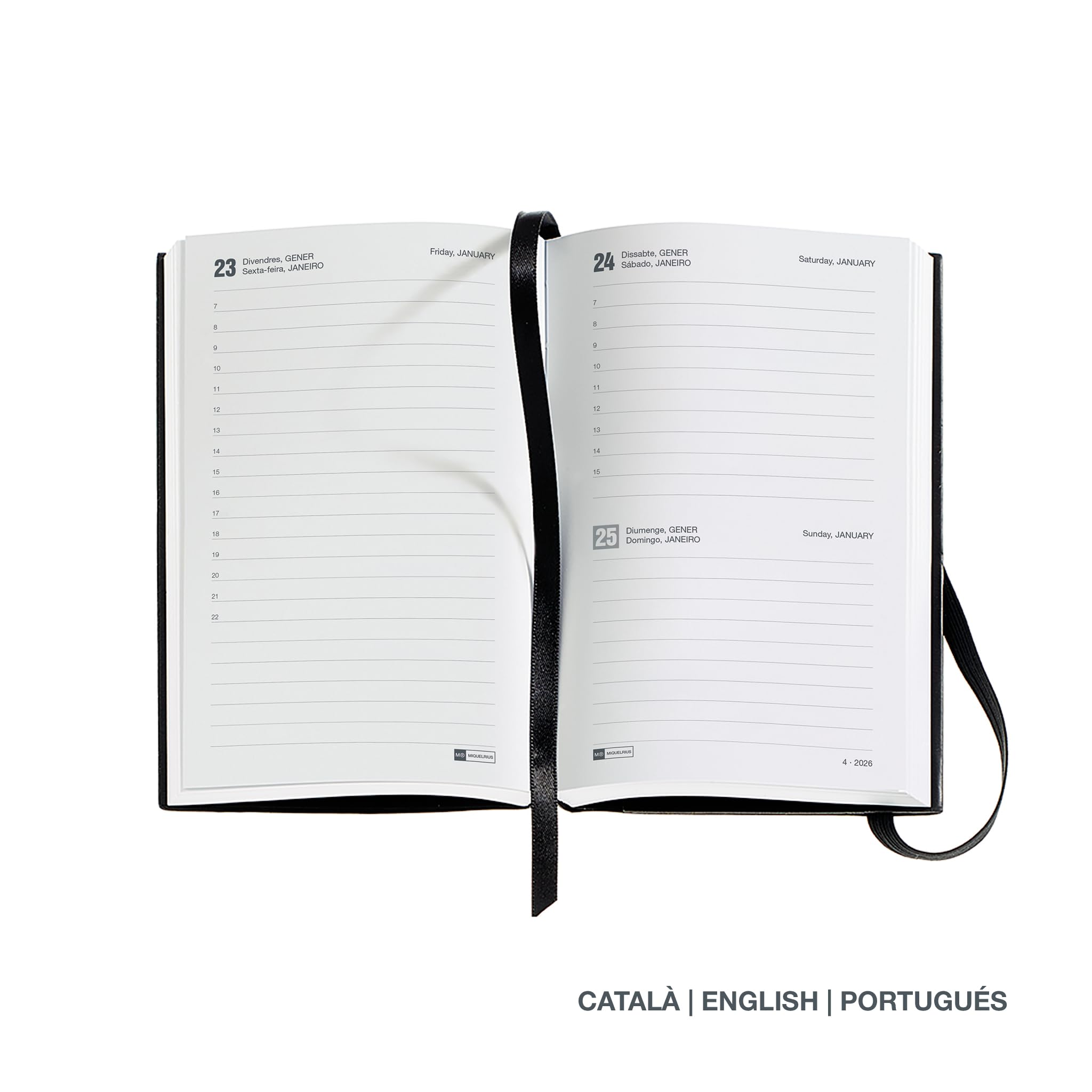 Agenda Journalier Miquelrius 2026 - Format Poche, Couverture Souple, Idéal Pour Organiser Ta Journée - 3