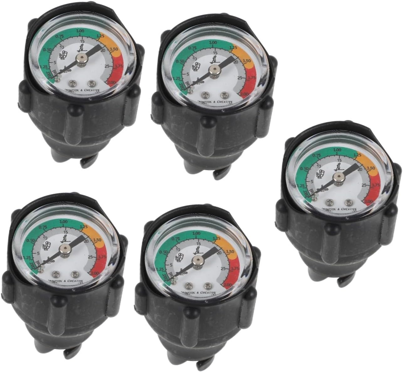 KESYOO 5pcs Kayak Pressure Gauge Device Compact Inflatable Boat Pressure Tester for Accurate Measurement Design Sturdy Materials for Surfboards and Outdoor Activities