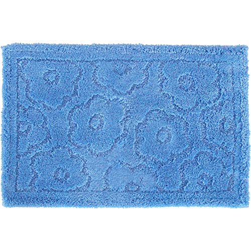 オカ 乾度良好 サニー バスマット 約36×55cm ブルー