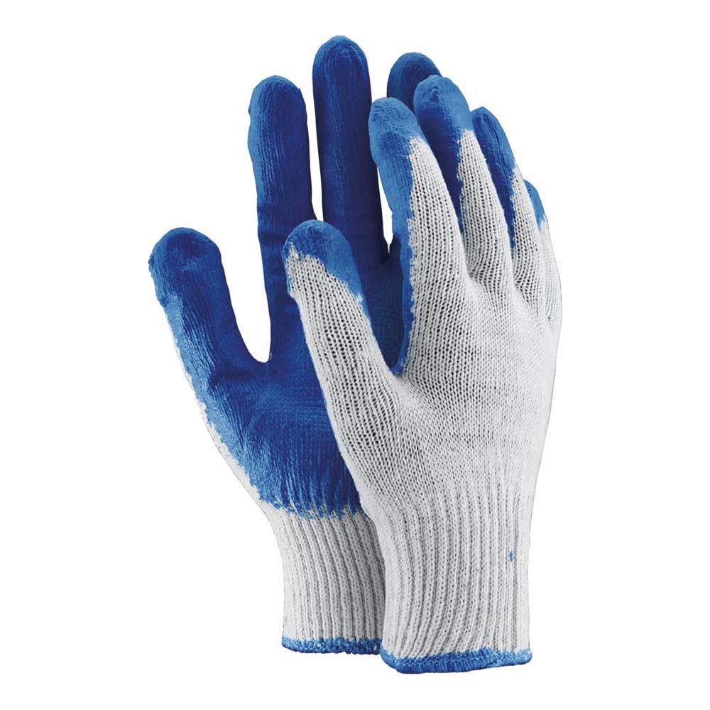 Ogrifox OX-Uniwamp_N Schutzhandschuhe, OX.11.121 Uniwamp, Weiß-Blau, 9 Größe, 10 Stück