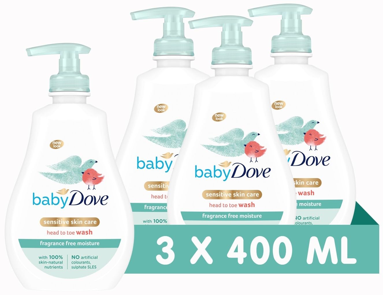 Baby Dove Fragrance-Free Head to Toe Wash