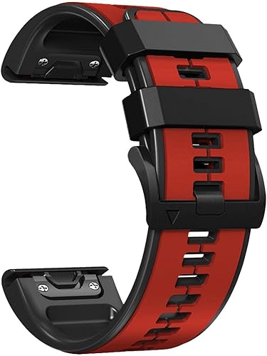 Abanen Correa de reloj de silicona de ajuste rápido de 0.866 in para Garmin Insintct 2  Forerunner 955  Fenix 7  Epix 2  Fenix 6  Fenix 5, correa