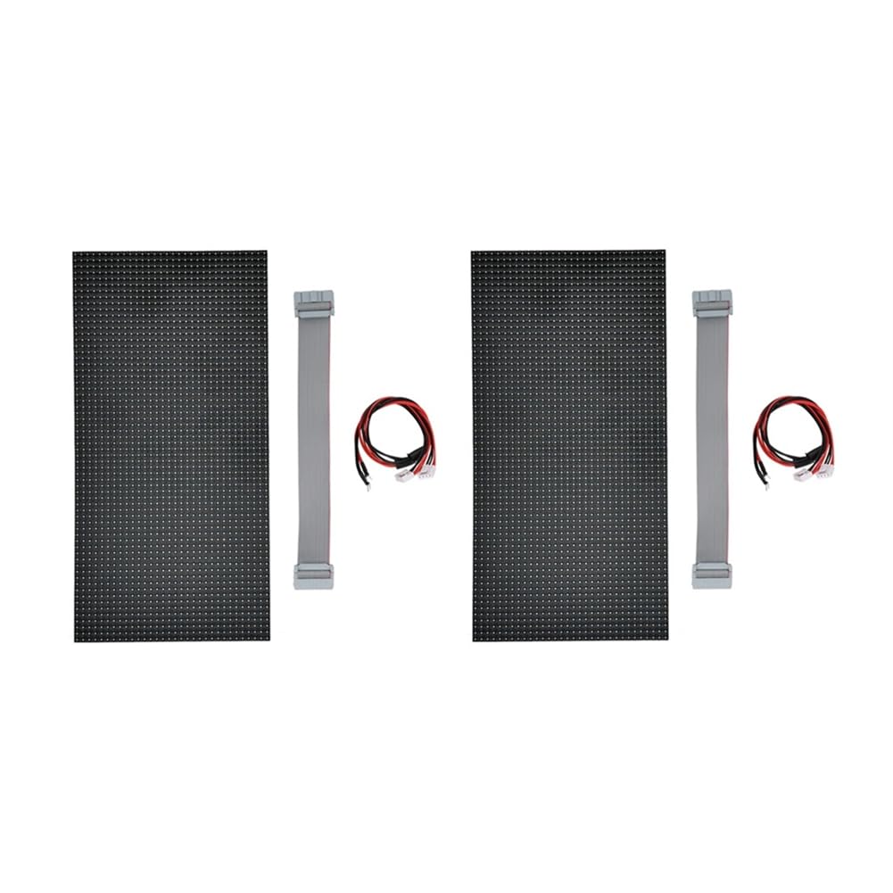 2 Pièces P5 Panneau D'Écran LED Intérieur 64X32 Pixels Module D'Affichage LED 16 Scan 320X160mm Panneau D'Écran LED Couleur