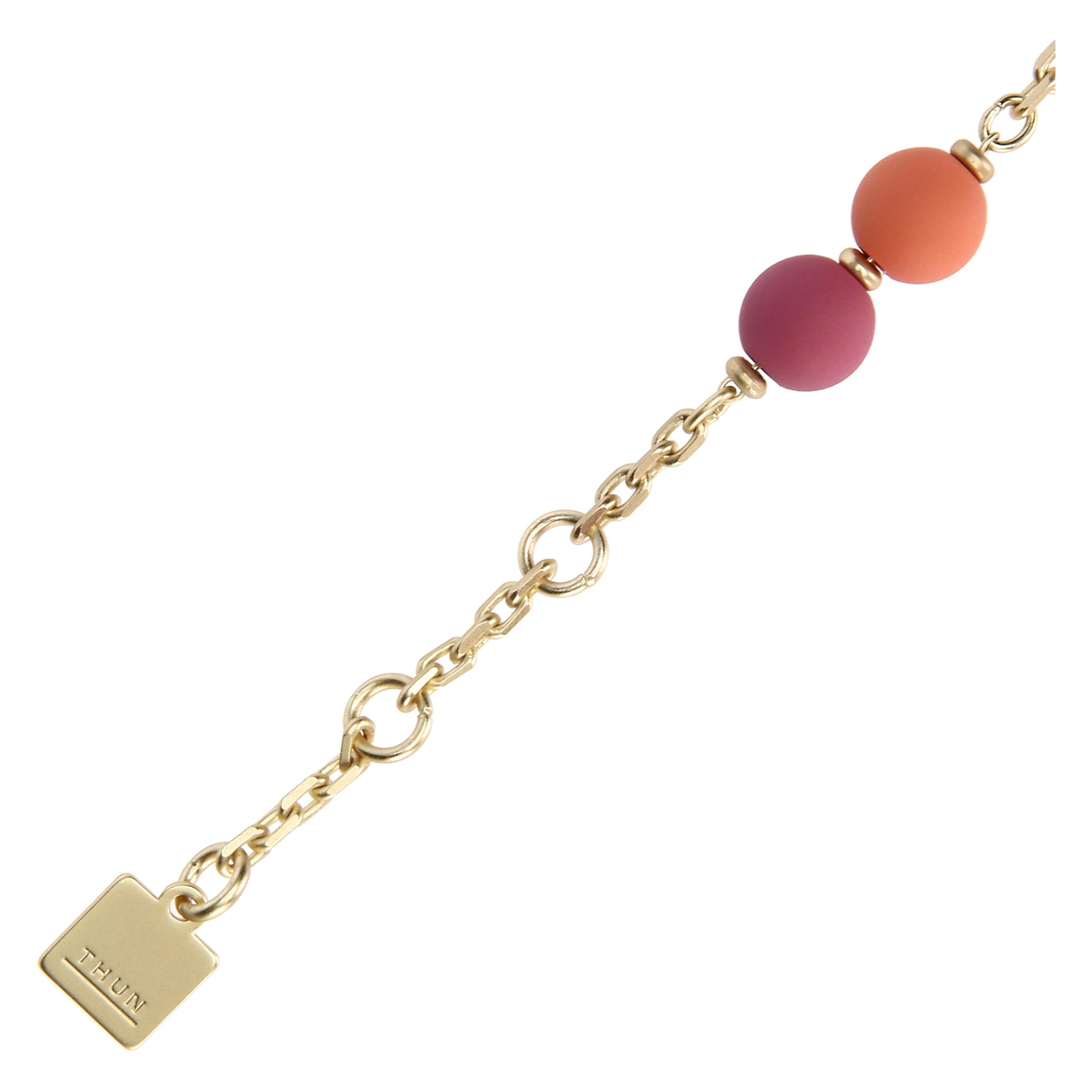 THUN - Bracciale con campanula e perle