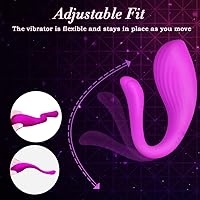 Vista 7 de Bragas vibratorias con aplicación y control remoto, vibrador portátil, Healexcer Smartphones Dual Motors Juguetes sexuales para adultos