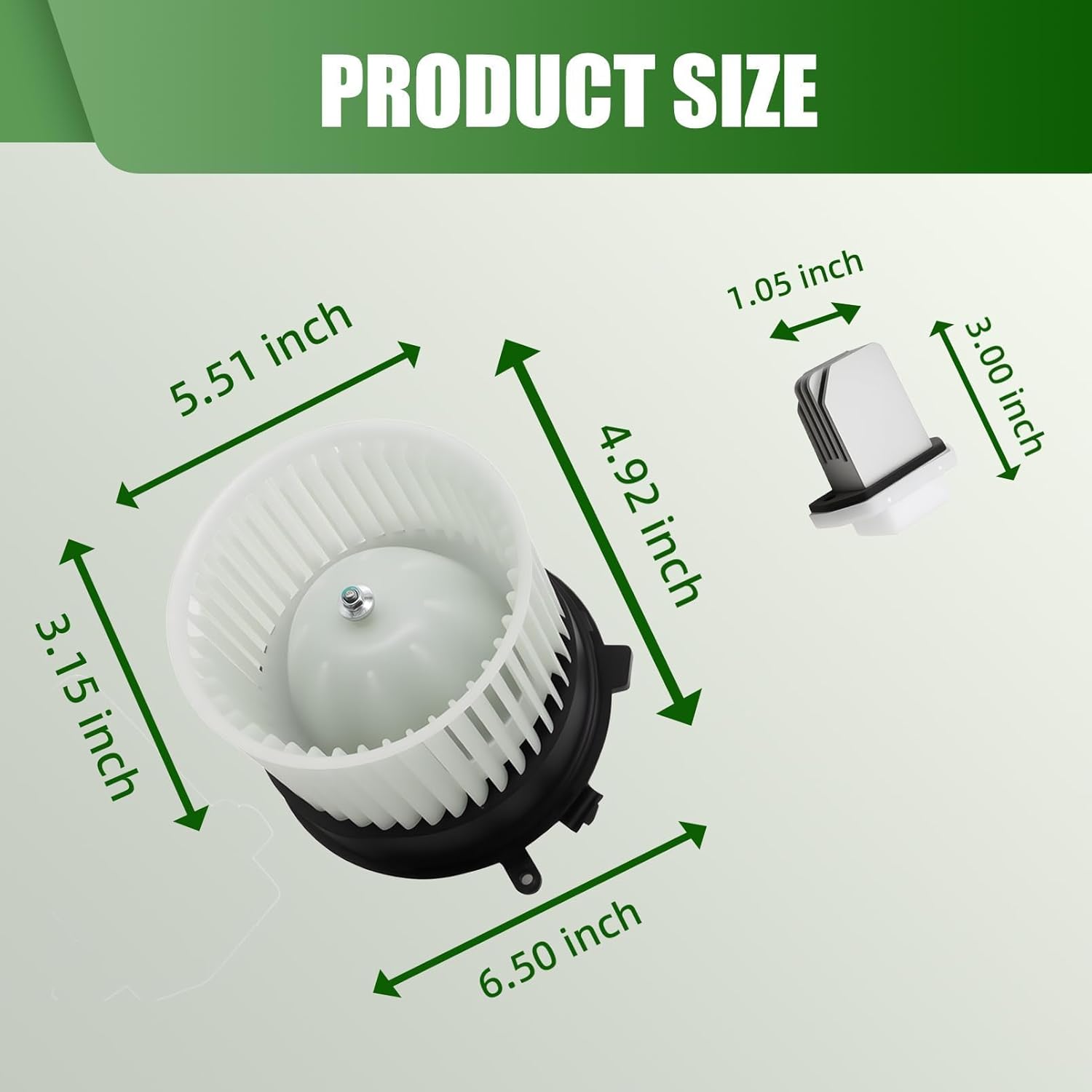 27225-ET10A 27761-4BA0A HVAC Heater Blower Motor Resistor Compatible with Rogue 2008-2013 Sentra 2007-2012 Rogue Select 2014-2015 Replaces 700253 27225EN000 973581