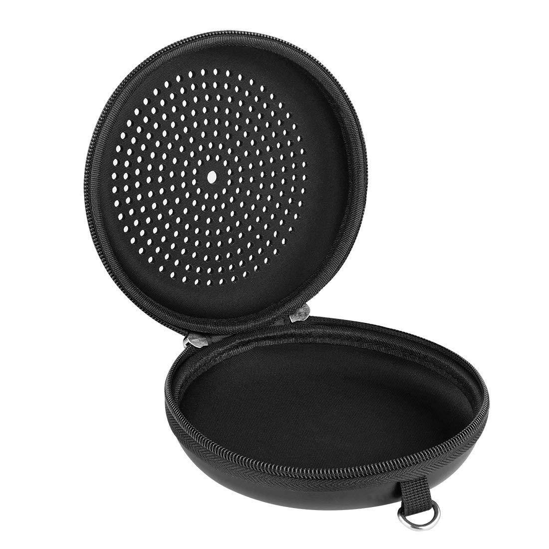 Geekria Pokrowiec na głośnik, kompatybilny z Bang & Olufsen Beosound A1 3. generacji, Beoplay A1, zapasowe głośniki, torba podróżna z haczykiem na klucze (czarna)