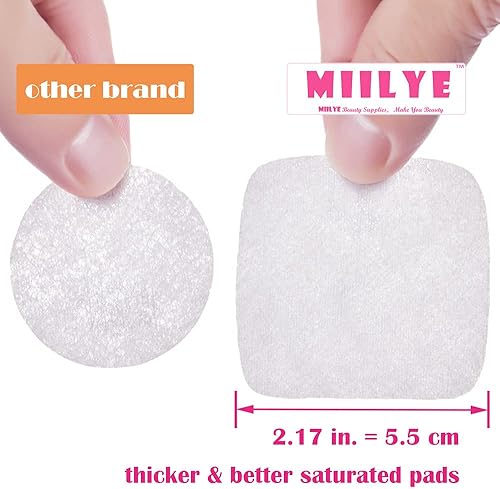 Miniatura 5 de 80 almohadillas removedoras de esmalte de uñas en caja, fáciles de transportar, extracción instantánea, toallitas de esmalte de uñas sin pelusa para