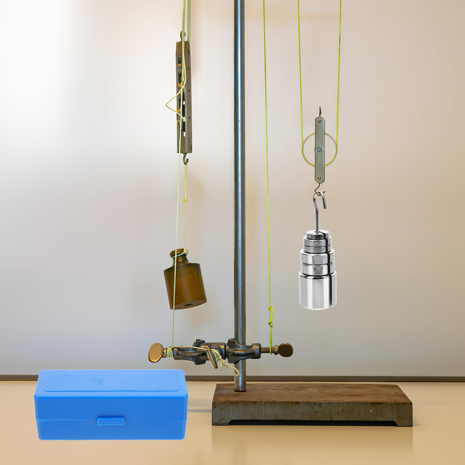 Mobestech 1 Unidades de Metal Código de Ranura Colgante Pesos de Acero Ranurado para Experimentos Ranurado Masa Para Laboratorios Masa Ranurada Masa de Acero Ranurada Para Laboratorios Ranurado