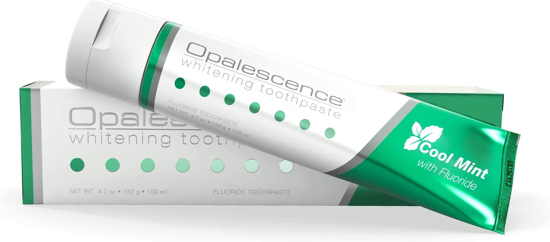 3 x Opal Escence Whitening Toothpaste Cool Mint 133g (3x 133g Tube)