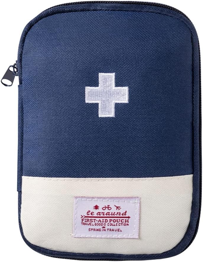 Empty First Aid Bag Mini Medical Storage Pouch Travel Kit | Portable emergency organizer pouch medicine storage, school, car, hiking, camping and outdoor travel use-image-34
