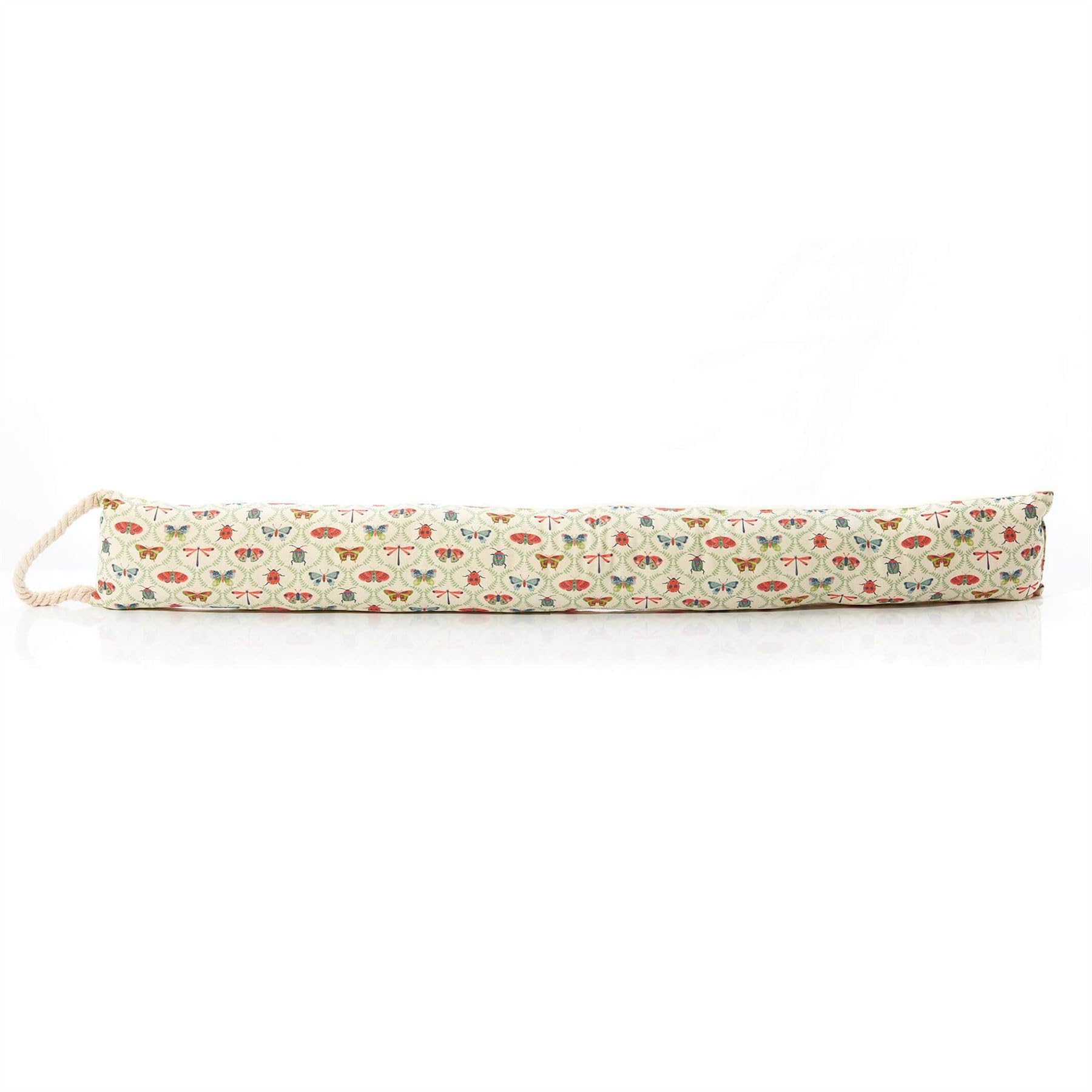 Carousel Home Multicolor Butterfly & Insect Draught Excluder | Butterflies & Ladybug Draught Excluder For Doors Door Draught Cushion | Fabric Draft Excluder Door Cushion - 94Cm