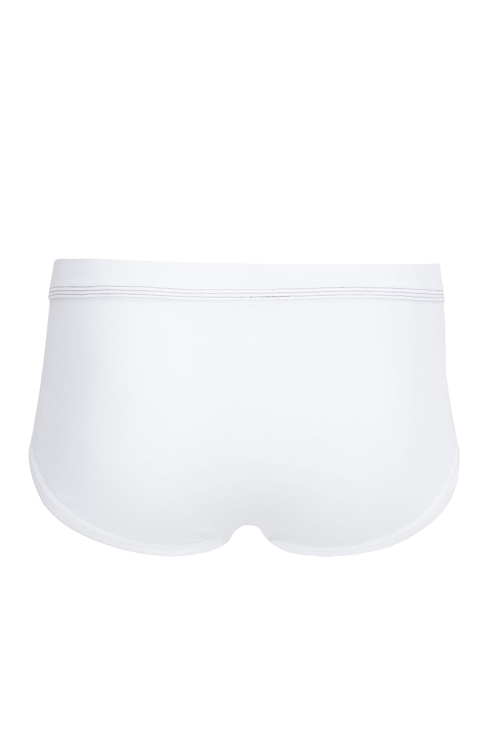 Conta Slip mit Eingriff Spar-Pack (1er,3er,5er,10er), Bequeme Unterwäsche für Herren im klassischen Design, aus 100% Baumwolle, weiß | Gr.: 5/M - 15/9XL
