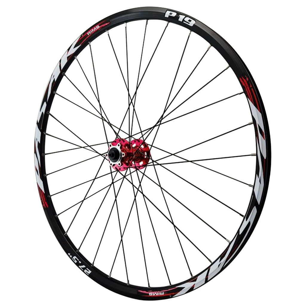 LPYDWZ Bike Wheelset 26 27.5 29 Inch, Aluminum Alloy Hybrid/MTB Hub HG Sealed Bearings Disc Brake Front & Rear Wheel 32 Spoke Rim for 8//9/10/11/12 Speed(Front wheel,24 inch)