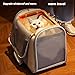 Riki MLBJ Dedicated cat cage for Small Dogs, Portable pet Travel Bag, Equipped with Removable Plush pad, Soft-Sided pet cage, Suitable for Cats Weighing no More Than 15 pounds