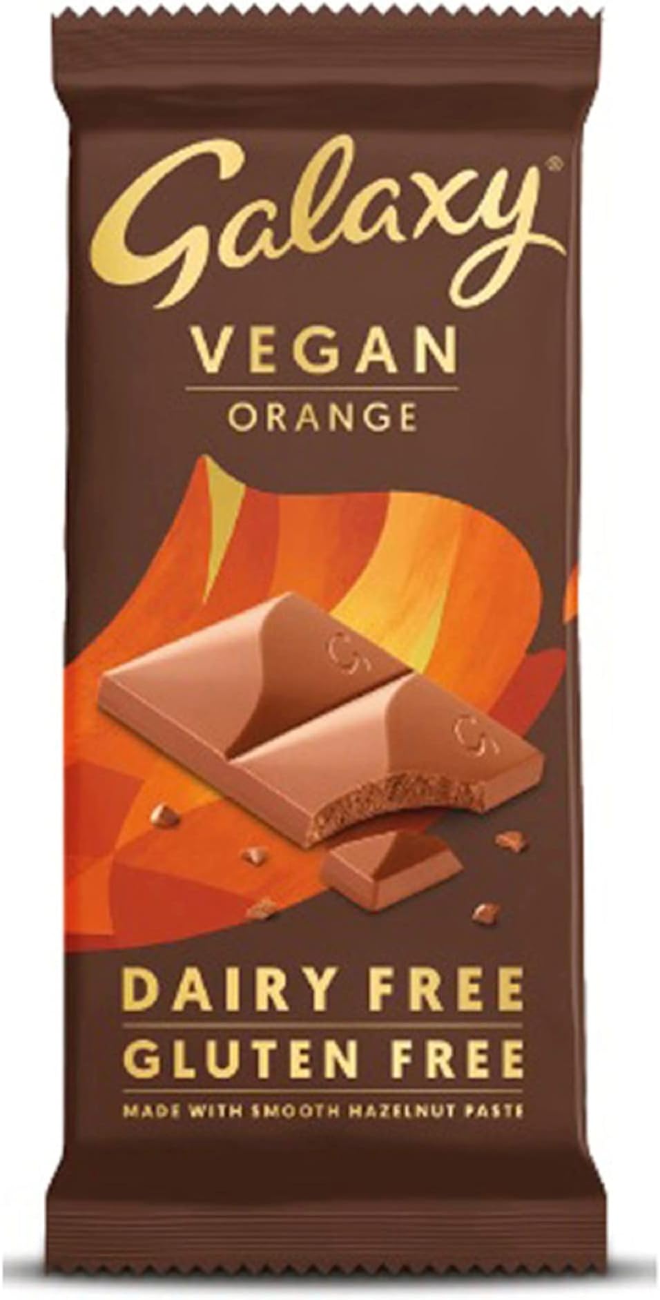 Galaxy Orange Vegan Dairy Free Chocolate 100 g