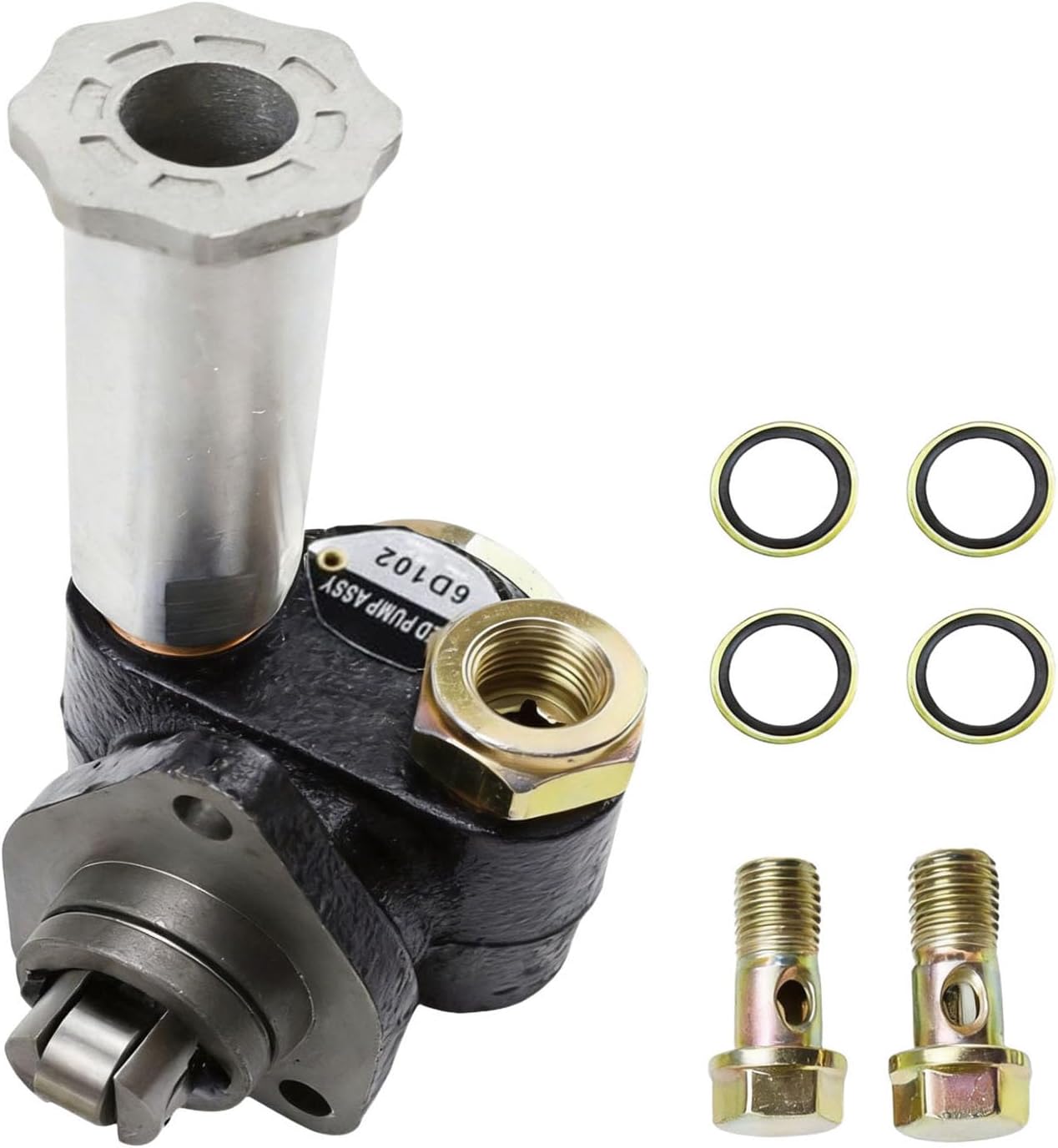 6D102 6D95 Engine Fuel Feed Pump fit for Komatsu PC200-5 PC200-6 PC200-7 PC210-6 PC220-6 for Mitsubishi S4S S4Q S4Q2 Engine Spare 105220-5001, 105220-5960, 34461-09050