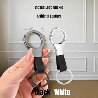 Yuxh Keychain Leather Keyring Metal Key Chain