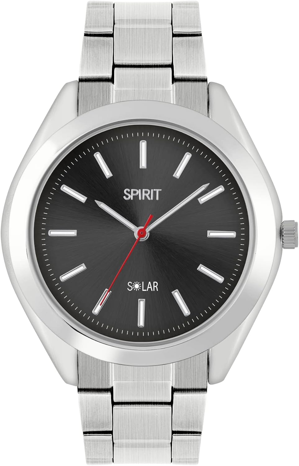 Spirit Mannen analoog quartz horloge met siliconen band