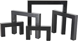 Deco 79 Metal Geometric Decorative Sculpture Abstract Square Arched Home...