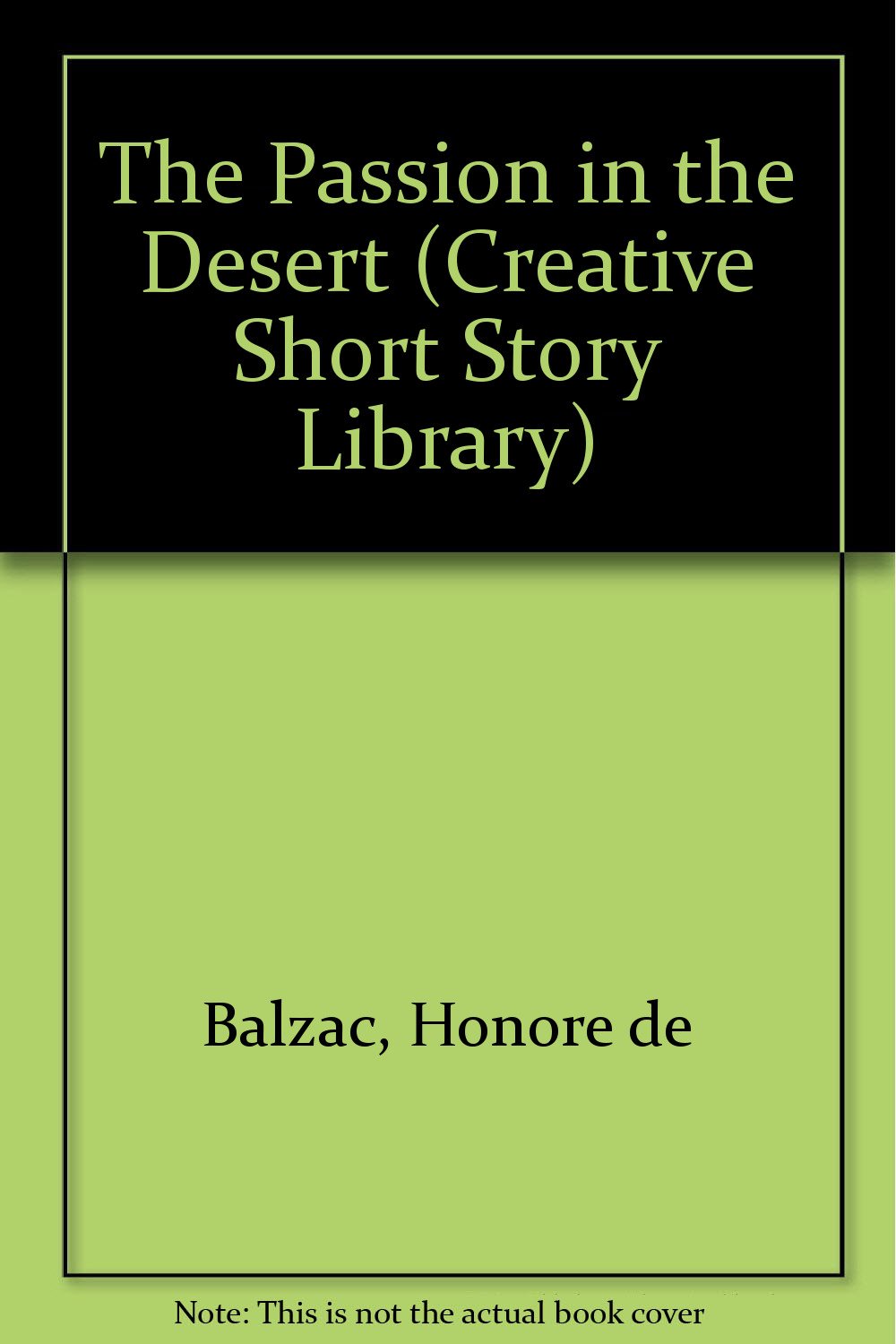 Buy A Passion in the Desert — BookShops.in
