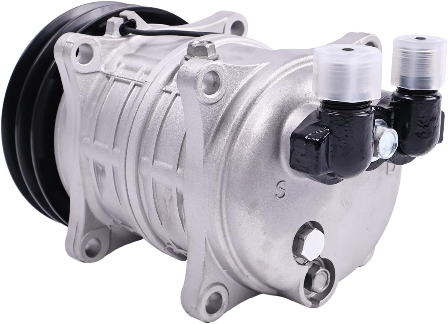 ZTUOAUMA Air Conditioning AC Compressor 448-46011 500630-9320 103-56011 Compatible with Shuttle Bus 502-220A Seltec TM16 TM-16HS