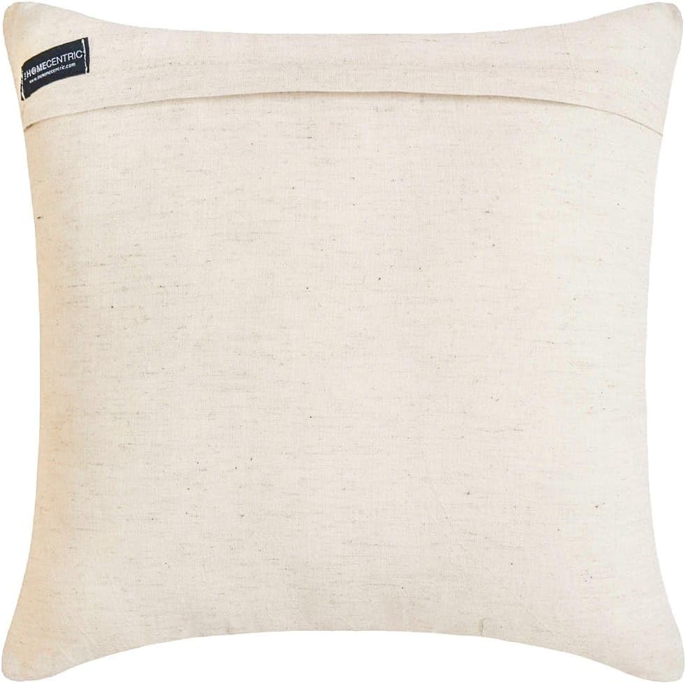 Yellow Decorative Throw Pillow Cover 14"x14" |Jacquard Cushion Cover Abstract | Minimal Modern Decor, Textured, Marble Pillow Cover Pillowcases for Couch, Sofa Bedroom & Living Room - Fluid Yellow