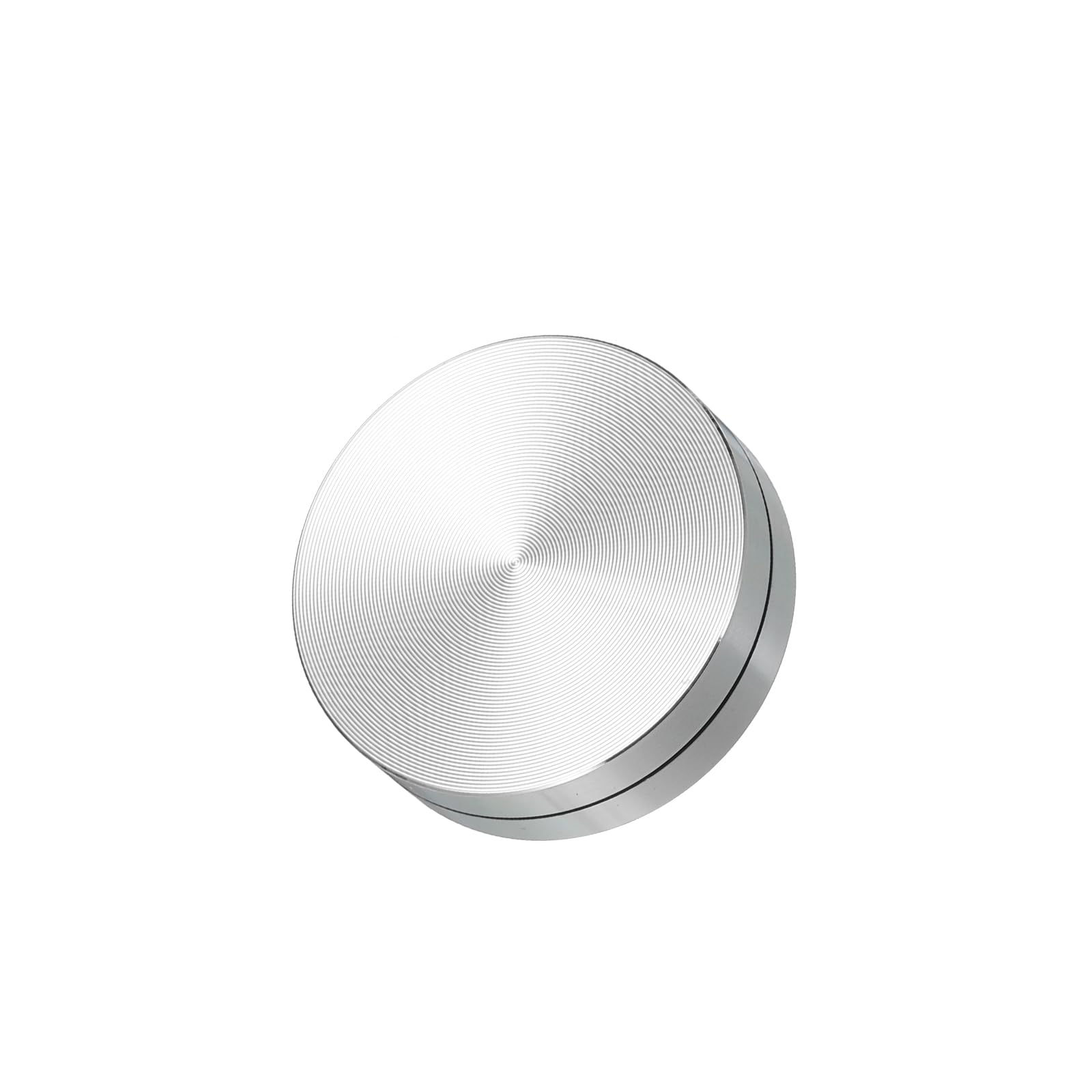 Soporte giratorio de 1.5 pulgadas con rodamientos de bolas de acero, plataforma giratoria anular Lazy Susan para gabinetes de esquina de cocina, anular 0.45 pulgadas, plata 3