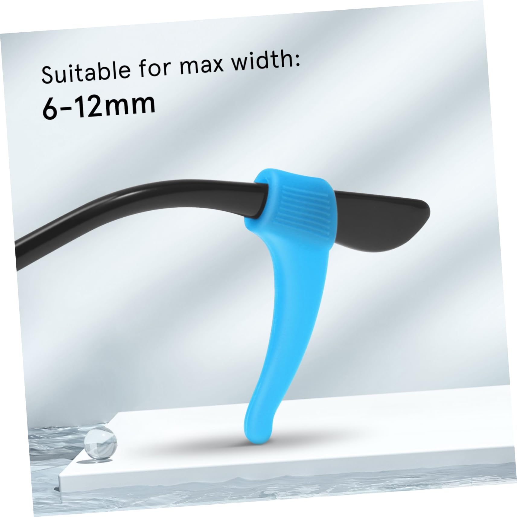 Embouts De Branches De Lunettes En Silicone - Lot De 12 Paires De Supports Pour Lunettes Plaquettes De Nez Réglables