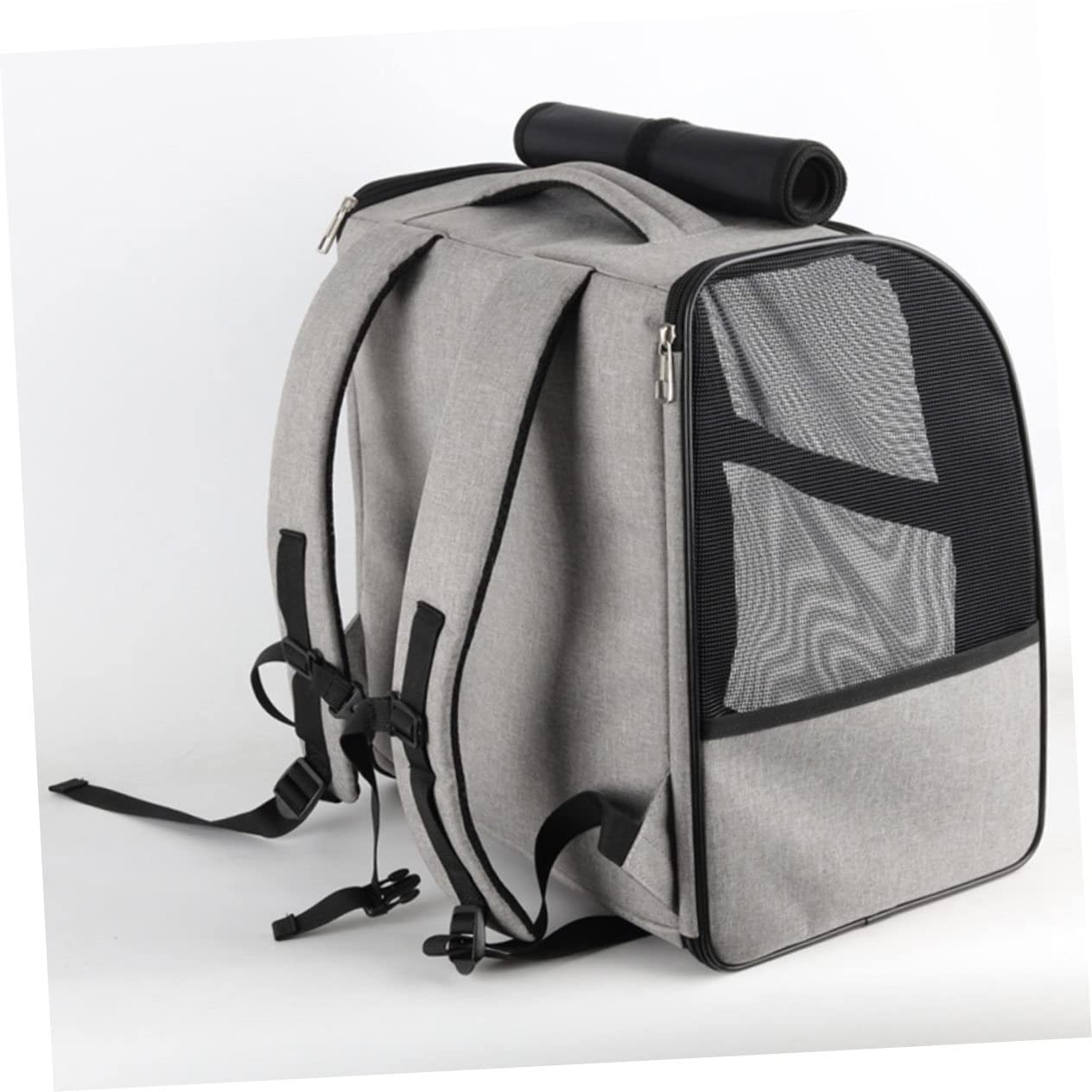 BESTonZON Tragbare Katzentragetasche Aus Haustier-Reisetasche Mit Atmungsaktivem Design Für Transport Von Katzen Geeignet Für Spaziergänge Wandern Und Reisen