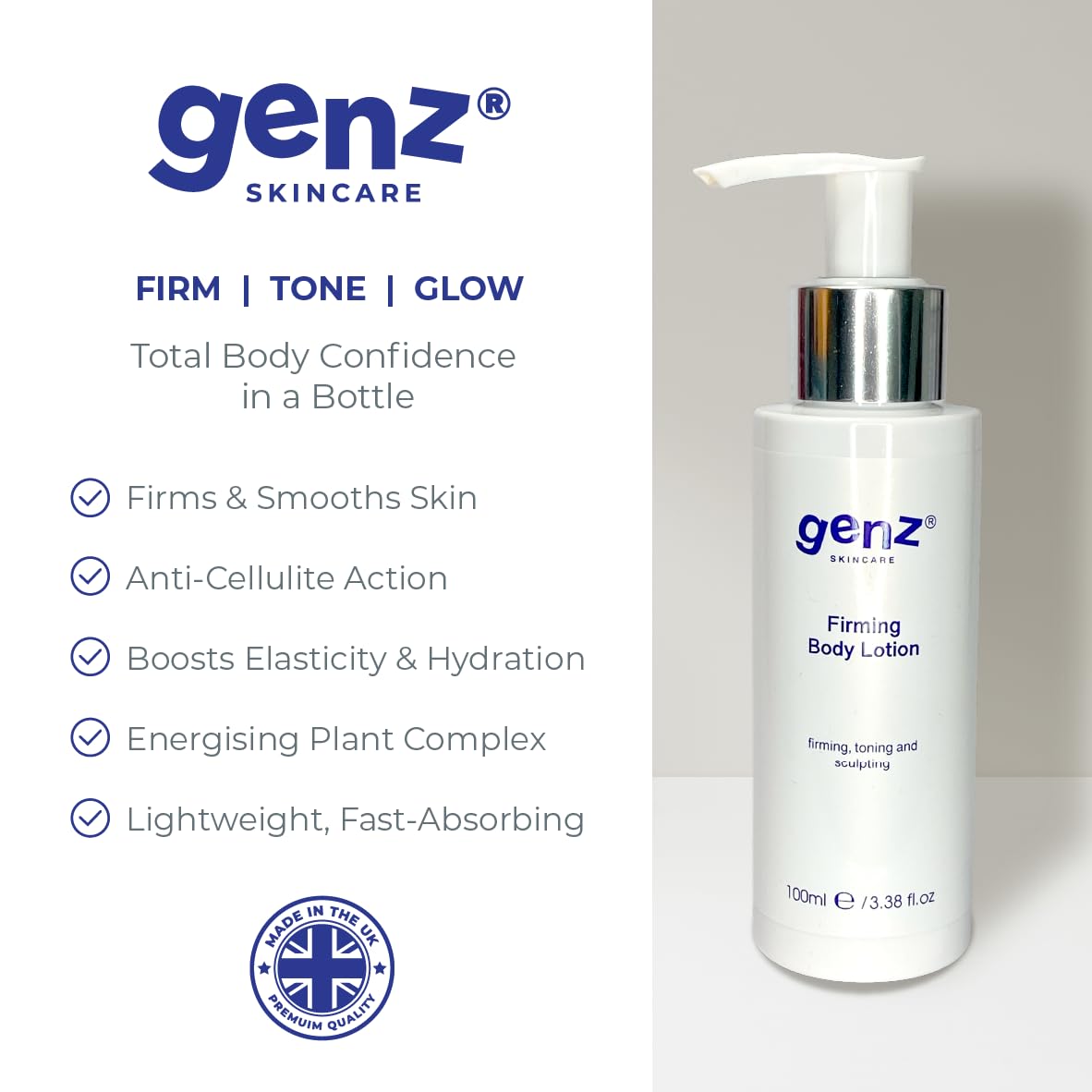 GEN Z London firming Body Lotion for Stretch Marks and Cellulite - Image 3