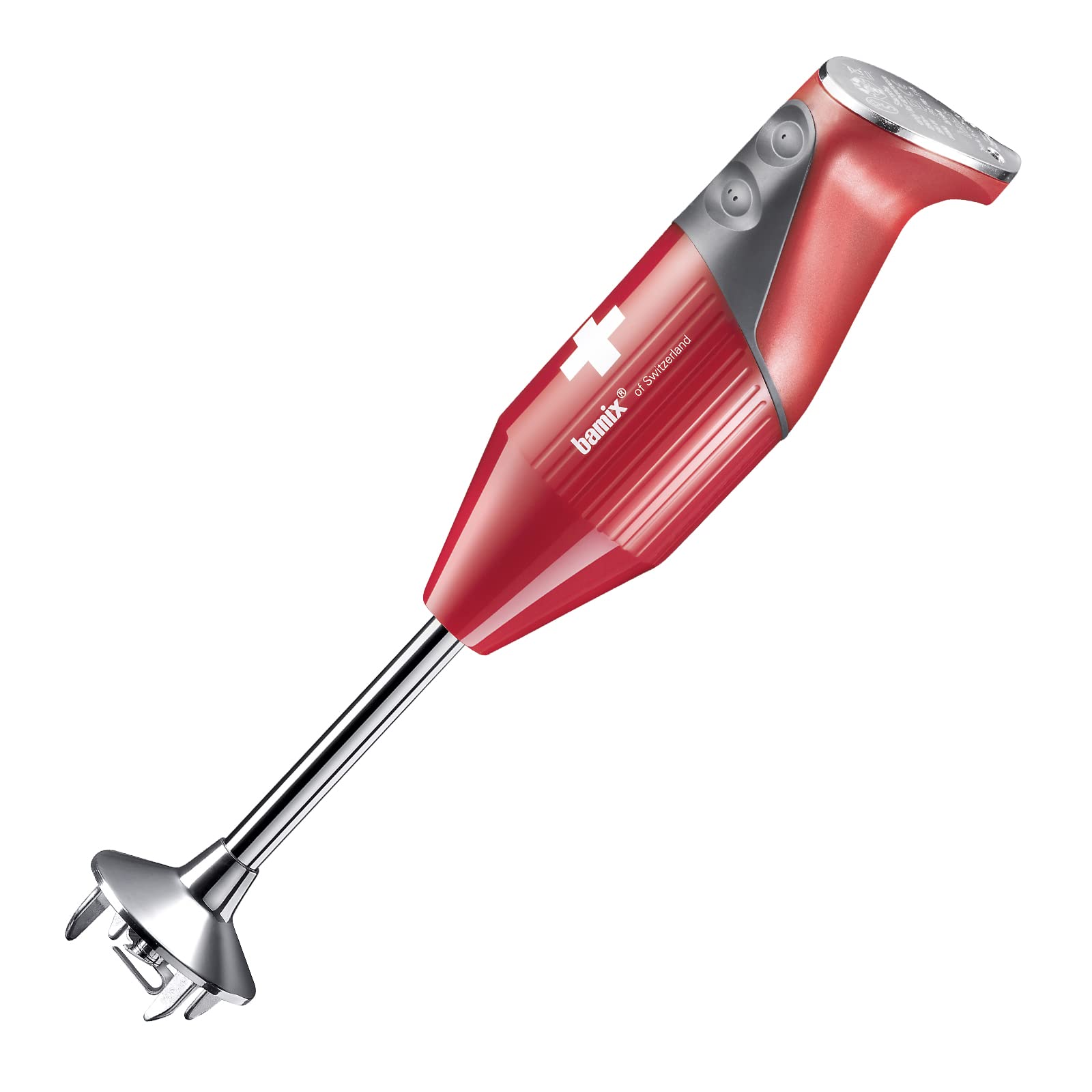 Bambix Swissline staafmixer - Kersenrood - 2 snelheden (1000.007)