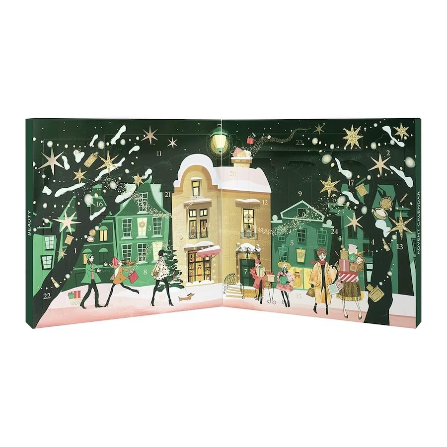 Douglas Adventskalender 2025 Grün - Pflege, Make-up & Duft Luxury - 250 € Warenwert - Hautpflege, Make-up & Accessoires