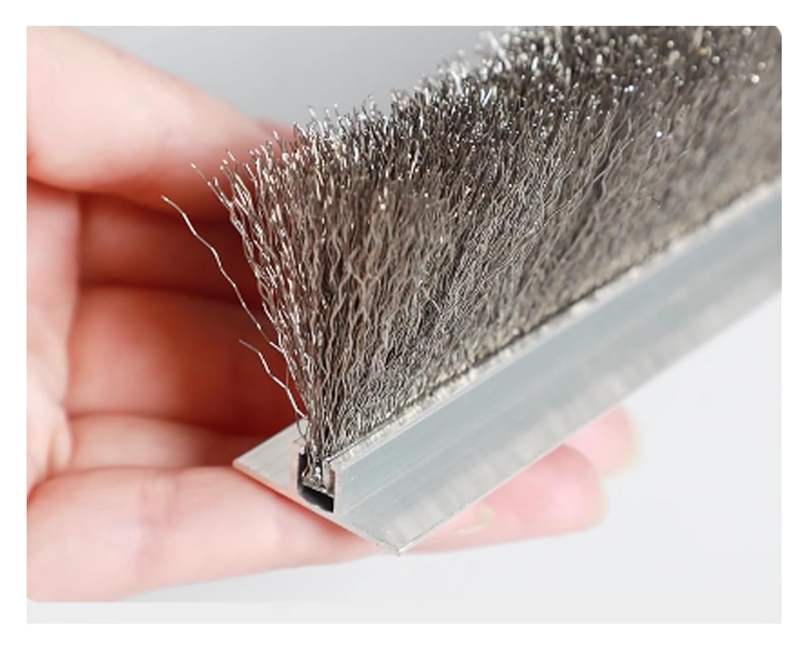 Bande De Brosse Inférieure De Porte En Alliage D'aluminium, 39,3 Pouces De Long, 0,8 À 4 Pouces De Hauteur, Plusieurs Tailles