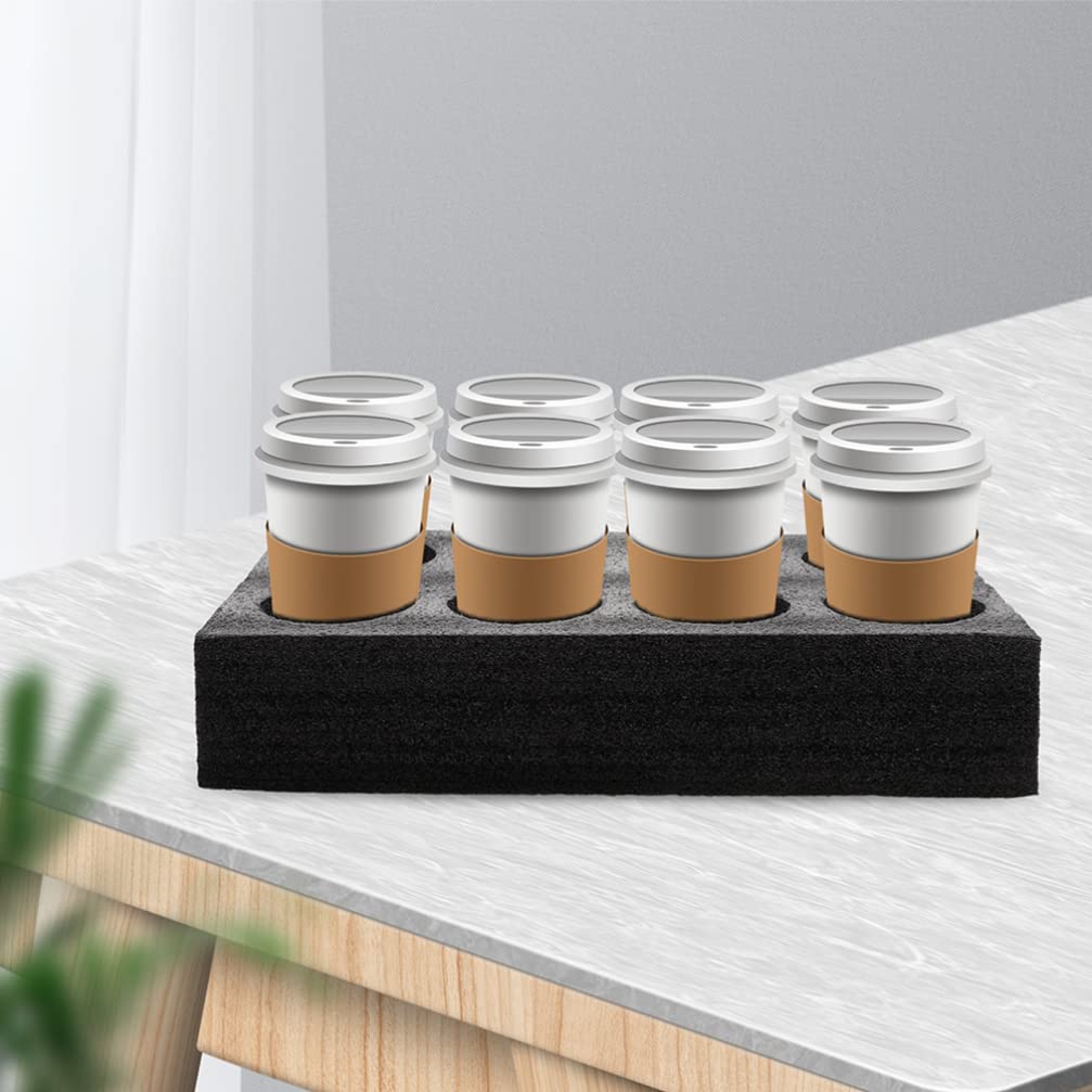 Porte-gobelets En Mousse Housoutil - Lot De 2 Pour 3 Verres - Jetables Et Réutilisables - Pour Camping, Caravane, Bateau
