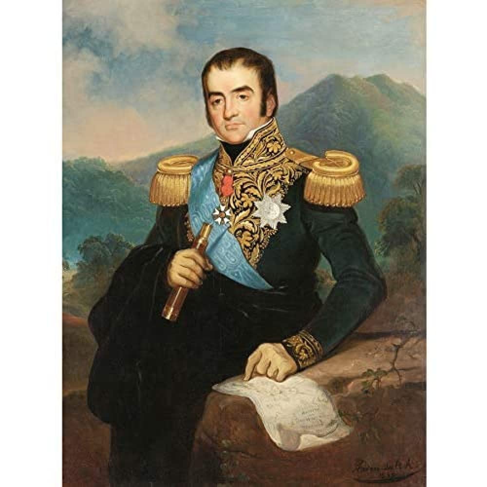 Artery8 Saleh Posthumous Portrait Herman Willem Daendels Unframed Wall Art Print Poster Home Decor Premium