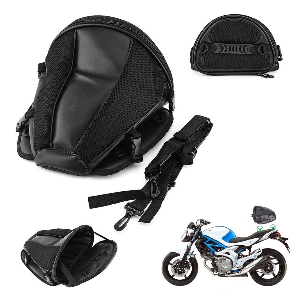 Suuonee Borsa per il sedile posteriore, moto sportiva per moto Borsa per il trasporto del sedile posteriore impermeabile Borsa sella portatile