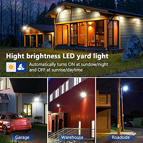 LED Barn Light, Dusk to Dawn Outdoor Lighting with 100W 10000LM 5000K Daylight, IP65 Waterproof Outdoor Security Lights for Garage Yard Street Warehouse Use - Thumbnail 7