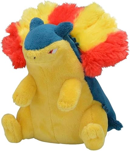 Pokemon Centro: Sitting Cuties: Typhlosion Plush # 157 - Generación 2 - 6 In