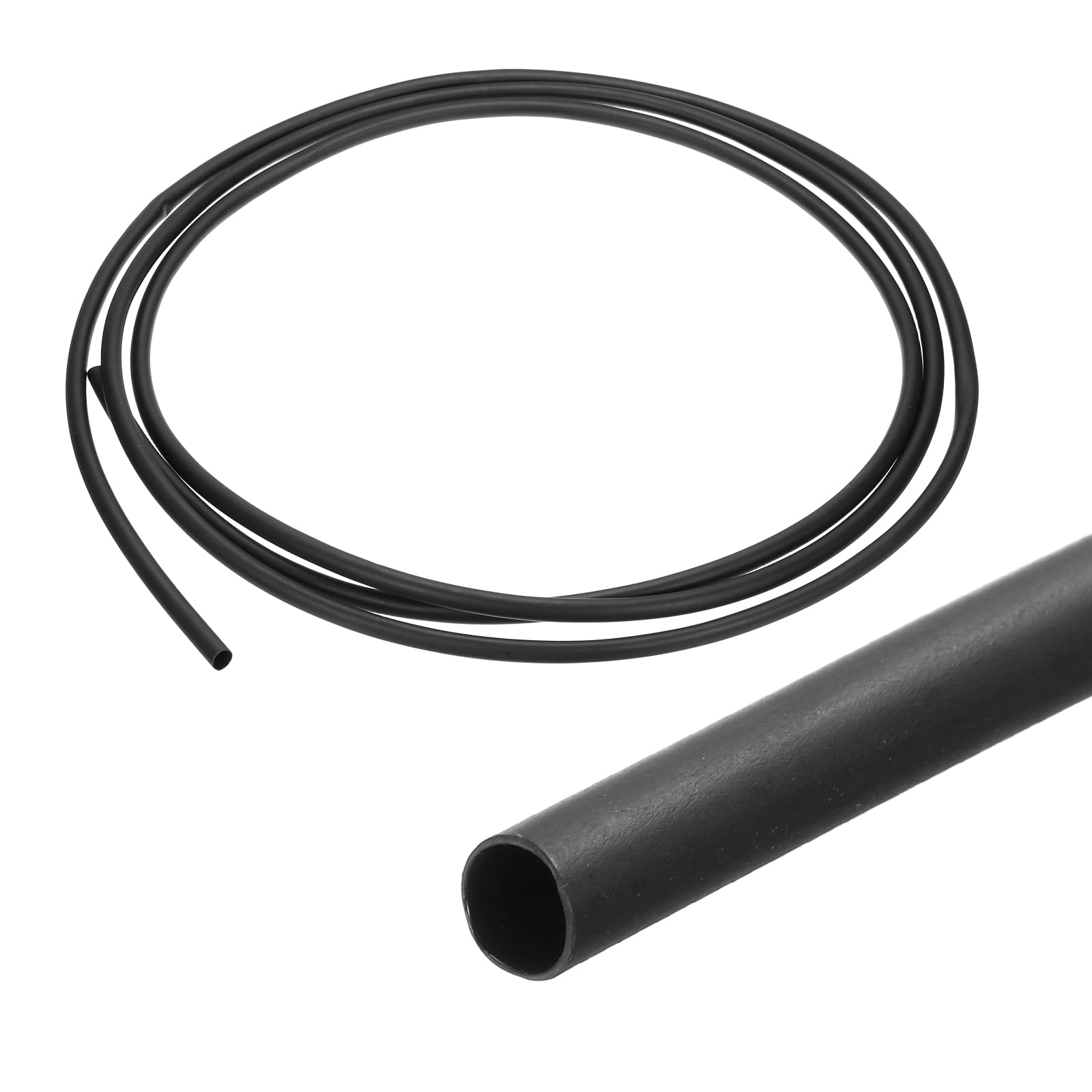 MECCANIXITY 3/16 Inch Heat Shrink Tubing, 3:1 Waterproof Adhesive Marine Grade Heat Shrink Wrap Tube for Wires, 8ft, Black