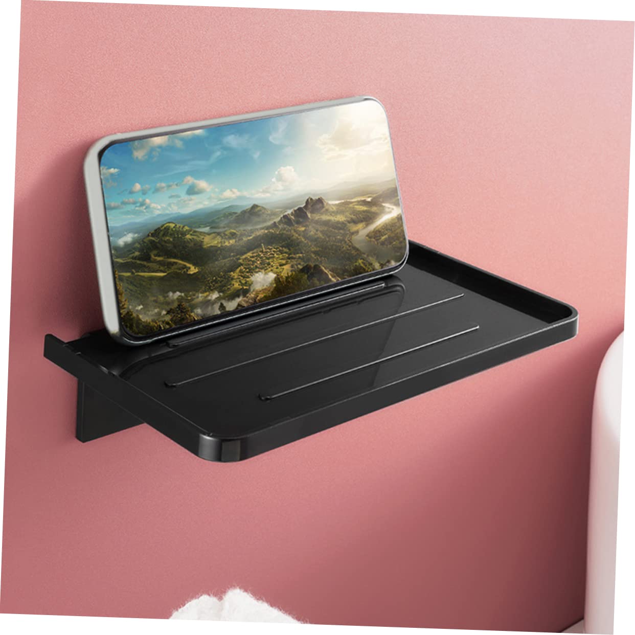 3 Pezzi Mensola Da Bagno Supporto Per Telefono Cellulare Supporto Per Cellulare Supporto Per Telefono e Supporto Per Telefono Da Bagno Supporto Per Telefono Da Wc Supporto