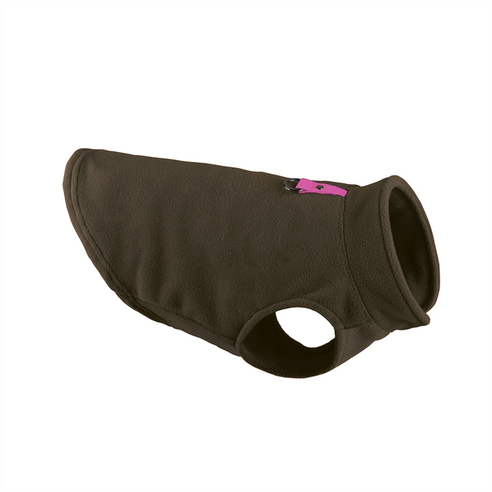Manteau d'hiver en polaire pour chien café taille XL pour chiot
