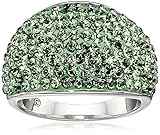Sterling Silver Ring with Swarovski Elements, Size 7
