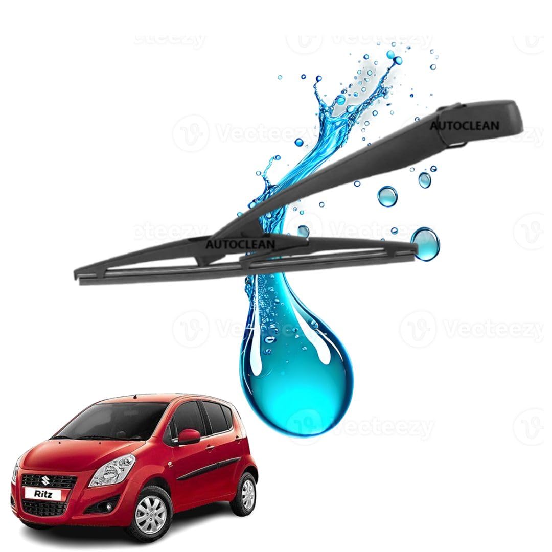 AutoClean Rear Wiper Arm With Blade For Maruti Ritz (Windshield Washer Tablet Free)-picture-12