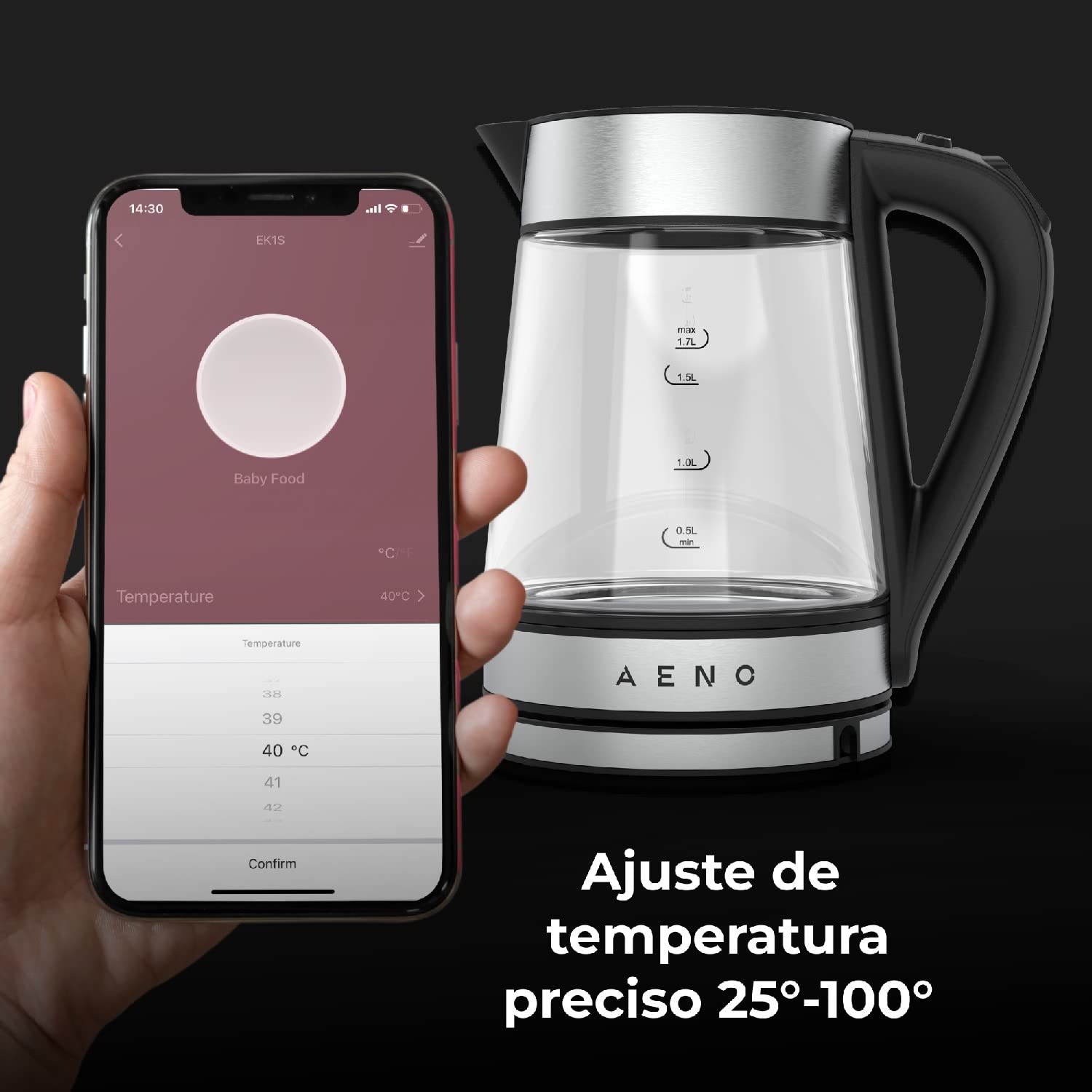 Aeno Hervidor De Agua Ek1