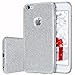 Compatible iPhone 6, Compatible iPhone 6s, MILPROX Shiny Glitter Sparkly iPhone 6s Case/iPhone 6 Case - Silver