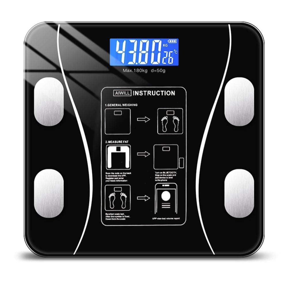Waga Smart Body Scales, Elektroniczna waga, Powiedziała, że mała dieta na utratę tłuszczu w kobiecym ciele, Precyzyjna waga, Waga 180 kg(